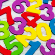 Colourful numbers representing primary maths lessons on factors, multiples & primes
