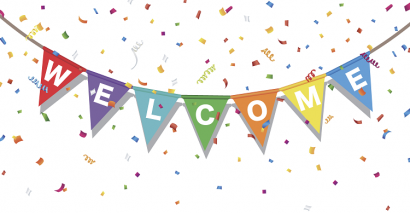 A colourful welcome banner to meet your new class